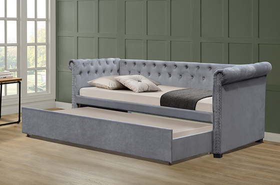 SUNNY Châu Âu Bọc ghế Trundle Giường ngủ đơn 90 X 190Cm Chất liệu ván ép