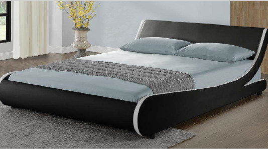 Khung Giường Bọc PU Ý Bện Trên Đầu Giường King Size