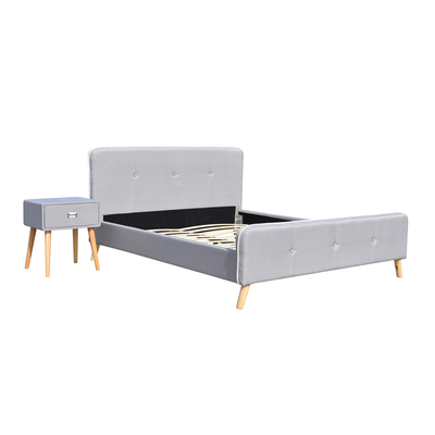 Oem Cấu hình thấp Khung giường thấp bọc nệm có thể tùy chỉnh