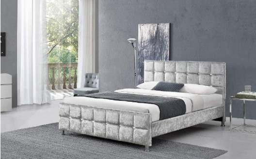 OEM Ván ép bọc vải Giường thời trang Đầu giường / Footboard