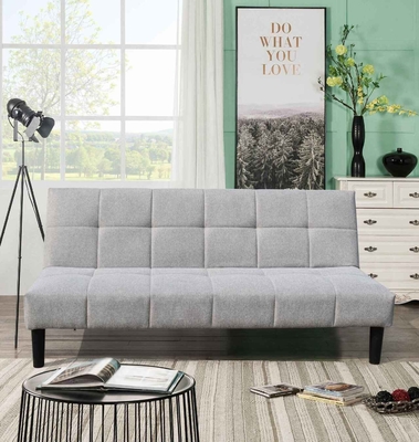 Giường sofa có thể gập lại màu xám, Ghế sofa dài nhỏ có tay vịn cho không gian sống nhỏ gọn
