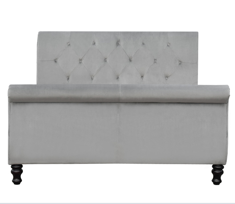 Bọc nệm khung giường chesterfield cỡ king size Xe trượt tuyết có nút