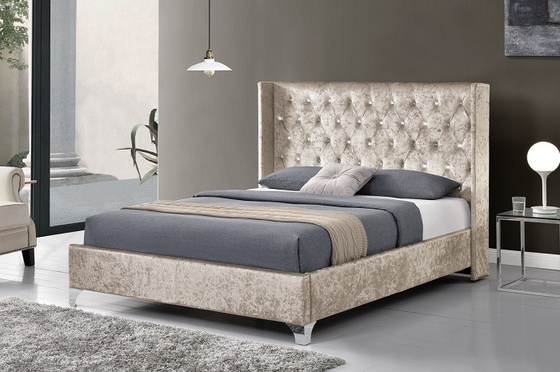 CE khung giường đệm gỗ dán King Size khung giường với cánh