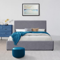 Linen Oem King Size Ottoman Nội thất phòng ngủ khung giường
