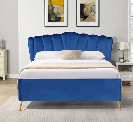Double Size Bsci Lift Storage Bed Frame Đẹp Xám Vải nhung Ottoman