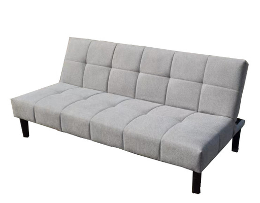 Giường sofa có thể gập lại màu xám, Ghế sofa dài nhỏ có tay vịn cho không gian sống nhỏ gọn