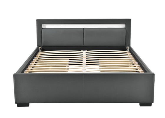Khung giường bằng ván ép 150x190cm Kích thước lớn Tủ đựng chén lớn Trang phục Bọc sàn