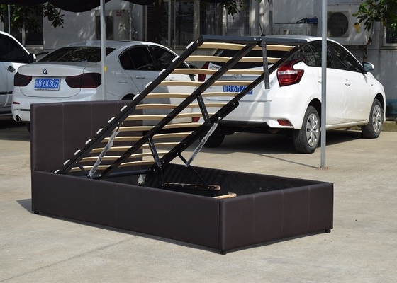 Giường lưu trữ khí đốt phong cách Châu Âu EN1725 Nội thất Sunny Home Màu đen