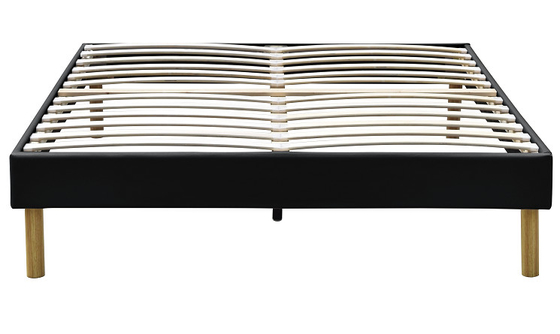 Giường cỡ King bọc nệm đương đại Giường cỡ King Da PU 140x190Cm