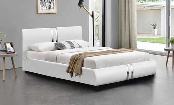 Giường bọc da 6ft giả da