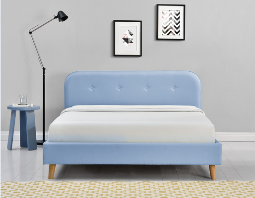 Giường cỡ Queen bọc nệm ODM Đơn giản hiện đại 140x200Cm