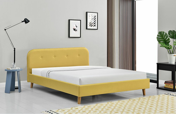 Giường cỡ Queen bọc nệm ODM Đơn giản hiện đại 140x200Cm