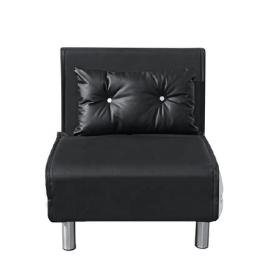 Giường sofa đơn kích thước nhung góc Vải PU OEM ODM