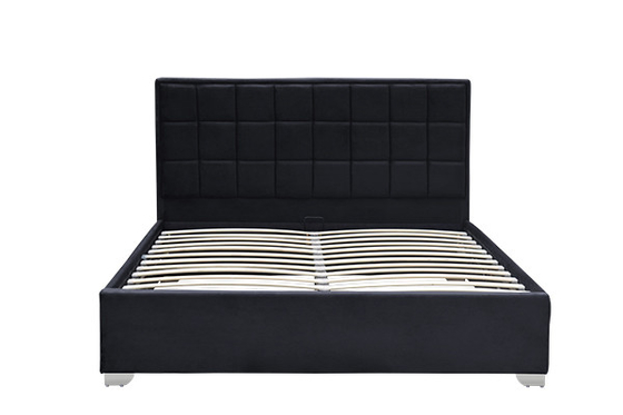 Khung giường lưu trữ bằng khí nén Horwood Black Velvet Cube