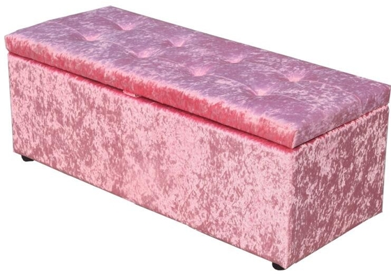 Hộp lưu trữ Ottoman bọc nhung